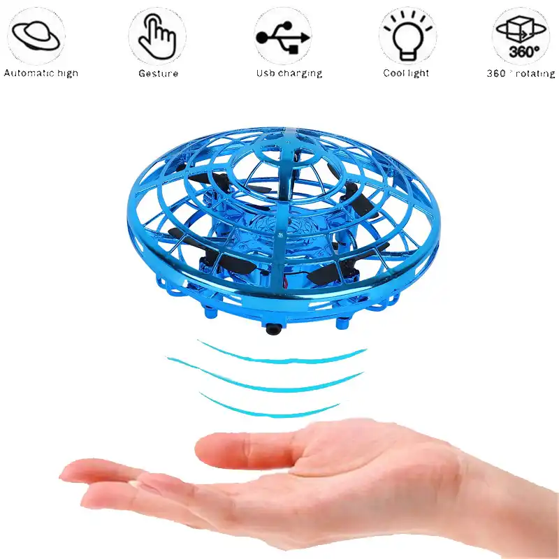 RC UFO Anti collision Fly Helicopter Magic Hand UFO Ball Aircraft