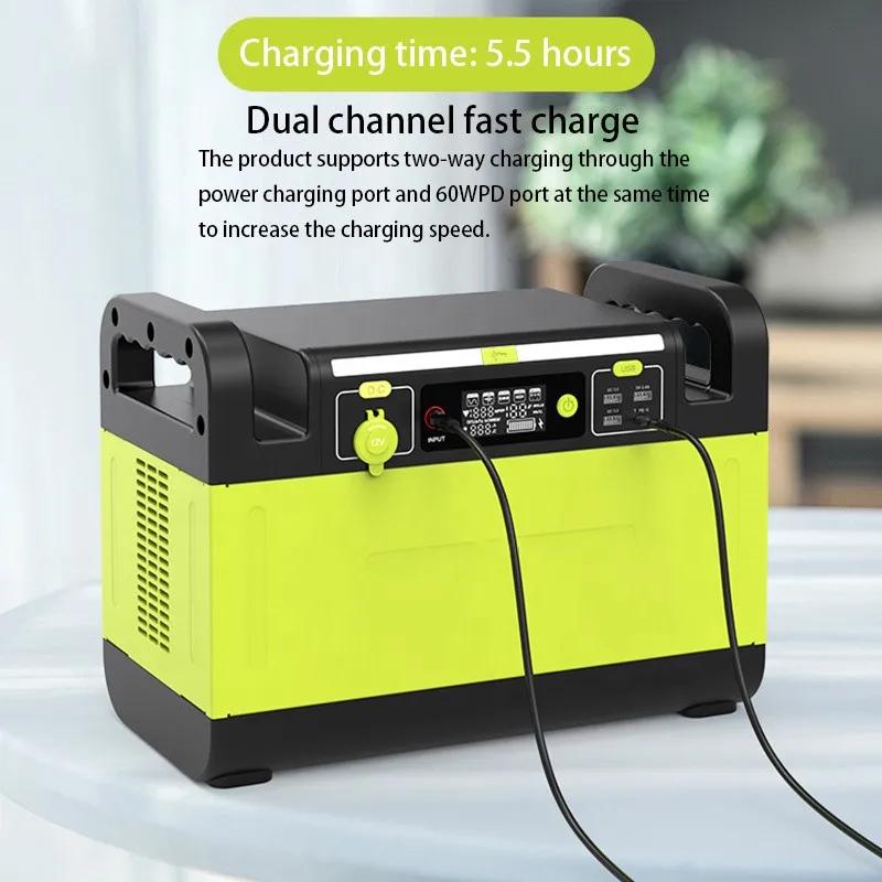AC 110V 220V Home USE 500W 1500W 2000W Station Quick Charge Portable Solar Emergency Power Bank | Автомобили и мотоциклы