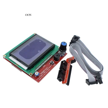 

2PCS Ramps 1.4 LCD Smart Control Display Monitor Motherboard RAMPS1.4 Blue Screen 3D Printers Parts Controller Panel Board Part