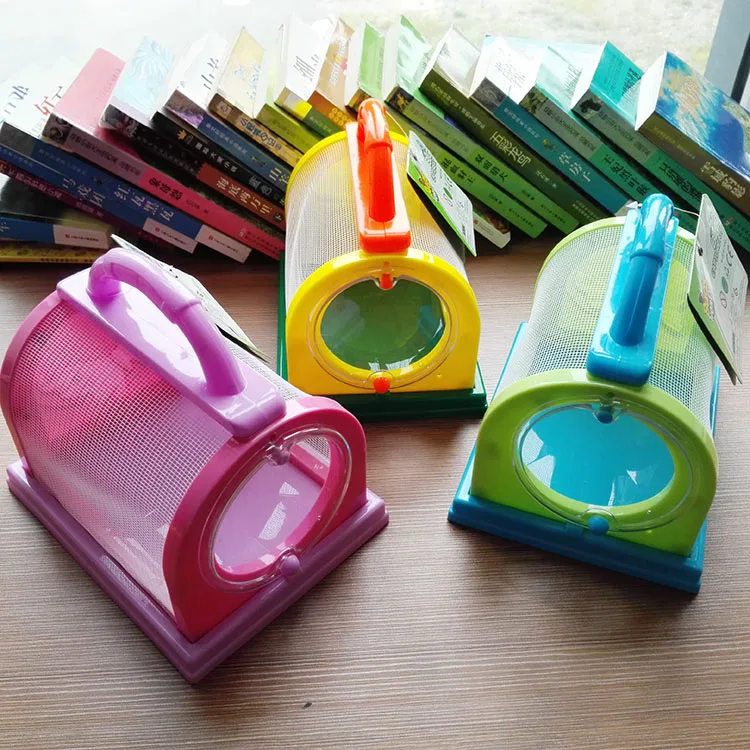 Детская клетка для ловли насекомых клетка в форме бабочки Кузнечик, сверчок маленькая клетка для домашних животных шелкопряда ребенка Светлячок насекомое коробка для разведения