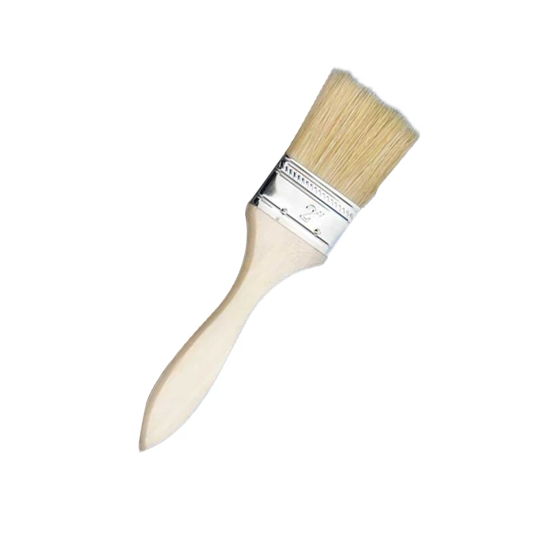 masonry paint brush Painting Paint Bristle Brush Wooden handle Decorative Roller Household Wall Tool Artists Brush 2 inch best paint roller