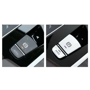 

2pcs/Set Car Interior Button Stickers For BMW 5 Series G30 17-19 Matte Console Shift P Button Handbrake Trim Car Accessories