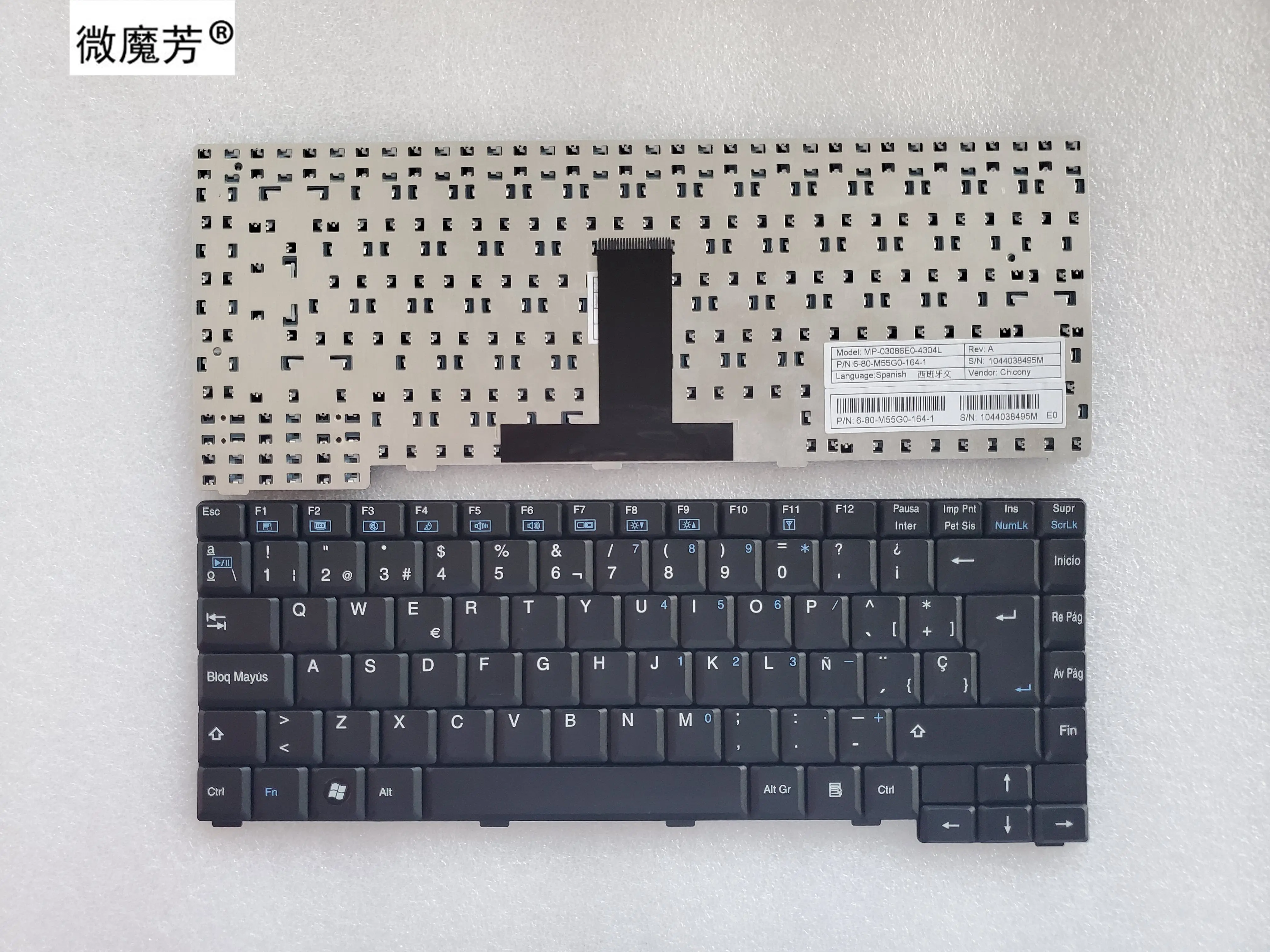 ■新品■NEC LaVie NS500 NS600 シリーズ用キーボード 白☆ノートパソコンキーボード交換用☆