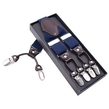 

Men's Sling Leather Alloy Clip Men's Retro Casual Trousers Strap Father / Husband Gift