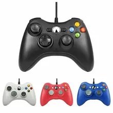 USB kablolu Gamepad Xbox 360 /Slim denetleyici Windows 7/8/10 Microsoft PC denetleyicisi destek buhar oyun