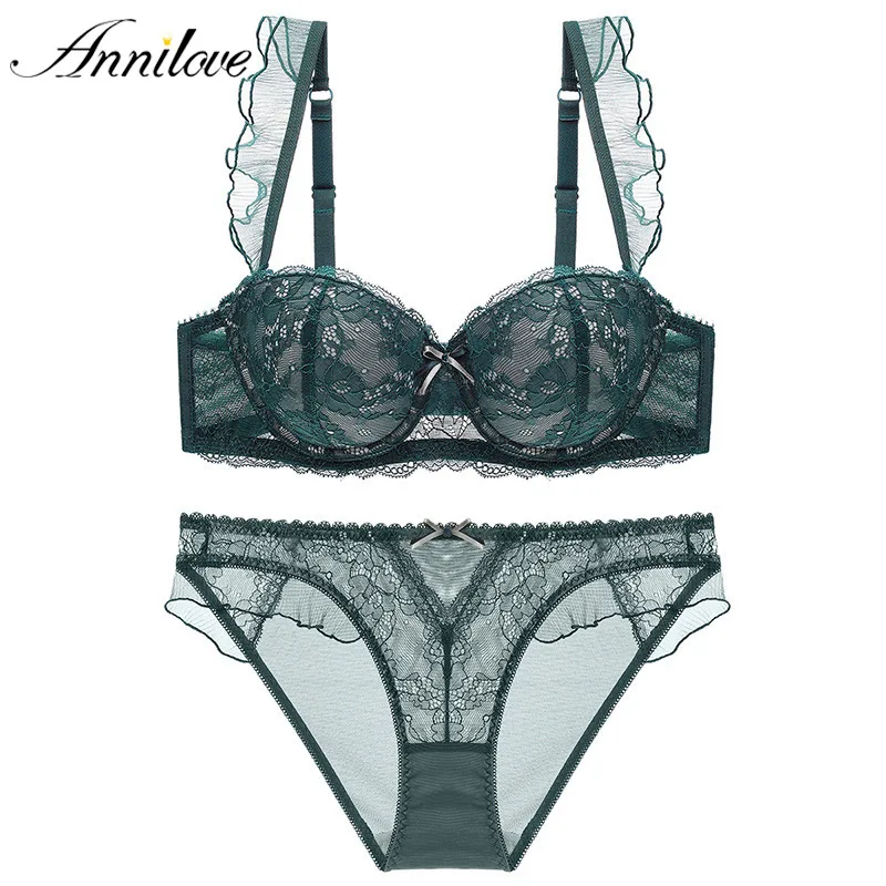 Annilove французское женское сексуальное кружевное нижнее белье с вставками