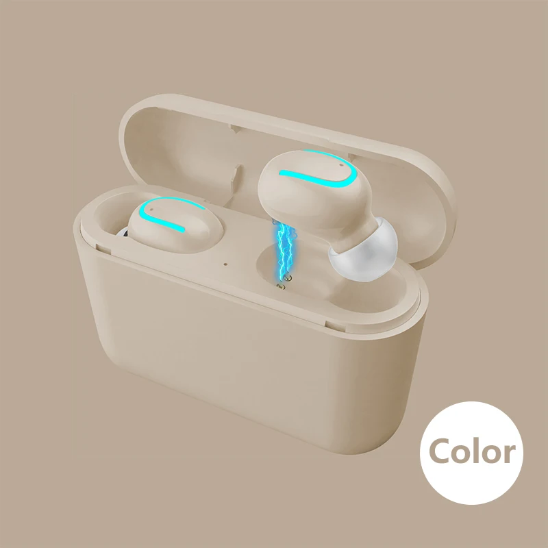 UTHAI D23 Bluetooth 5,0 наушники TWS беспроводные наушники Bluetooth наушники Hands-free наушники спортивные наушники-вкладыши - Цвет: Binaural skin