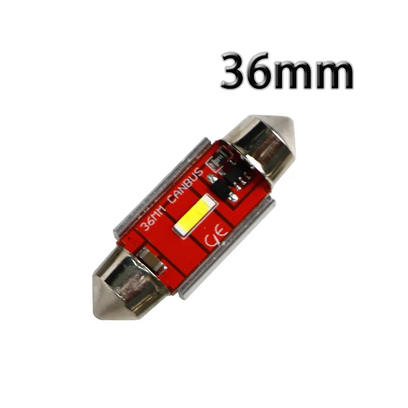 100 шт. купольные огни гирлянда C5W Canbus 0.23A 0.25A 1200 люмен 3W 31 мм 36 мм 39 мм 41 мм 1860 чипы светодиодный купольный фонарь для интерьера