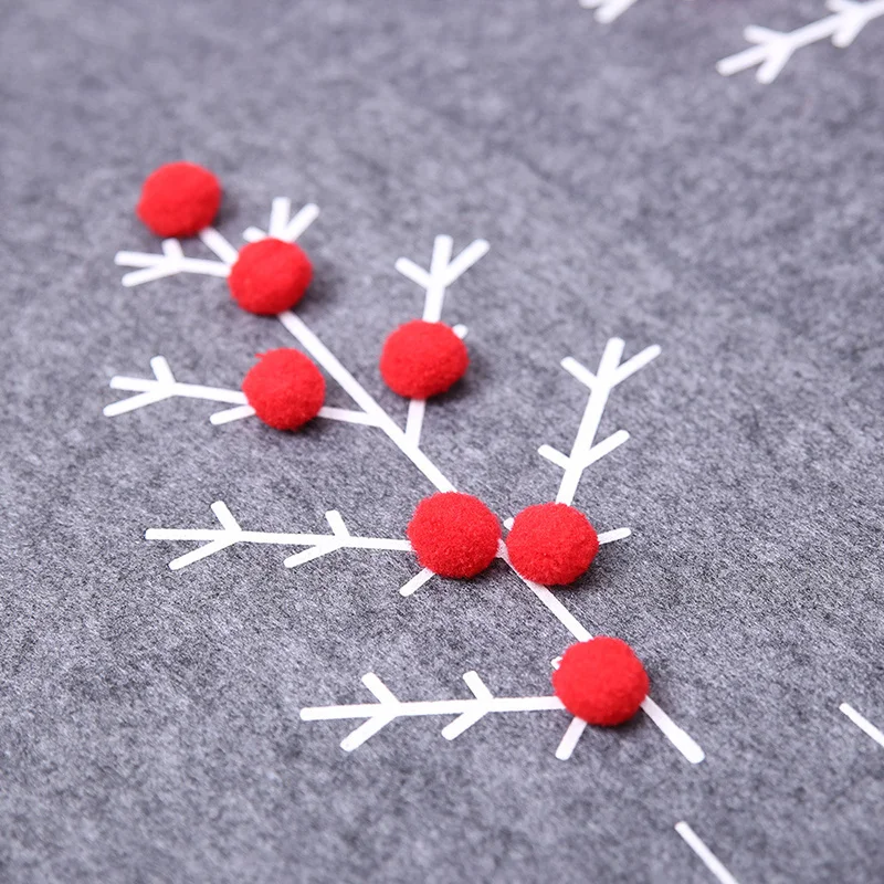 

Printing Christmas Tree Skirt Gray Fashion For Home Decoration Cloth Art 120 Cm Christmas Tree Skirt
