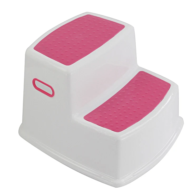 

2 Step Stool for Kids Toddler Stool for Toilet Potty Training Slip Bathroom Kitchen MF999