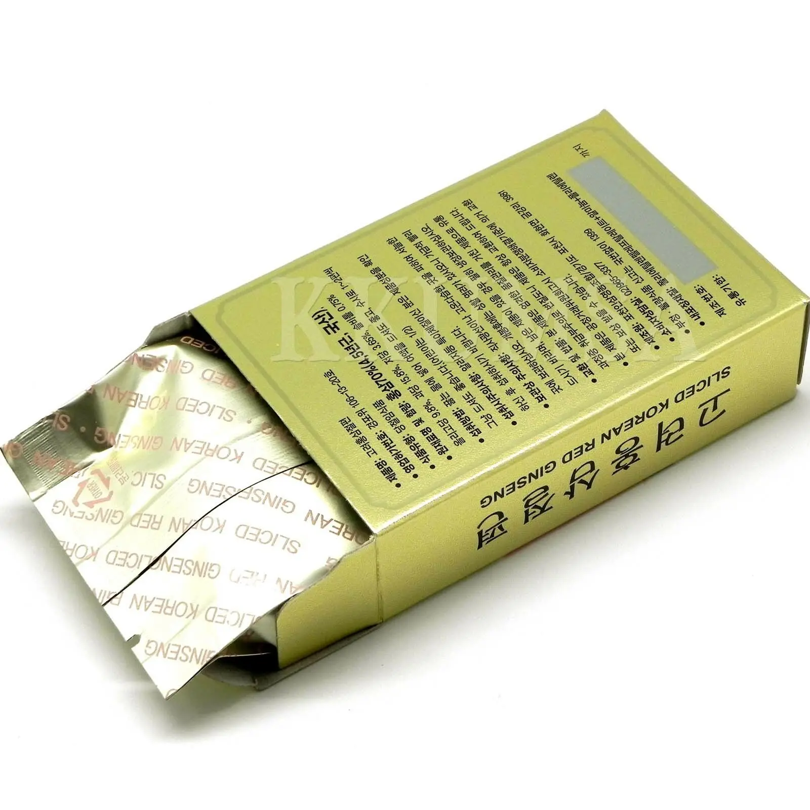 Корейский Красный Женьшень 100 г(20 г x 5 упаковка) Panax женьшень, Goryeo insam