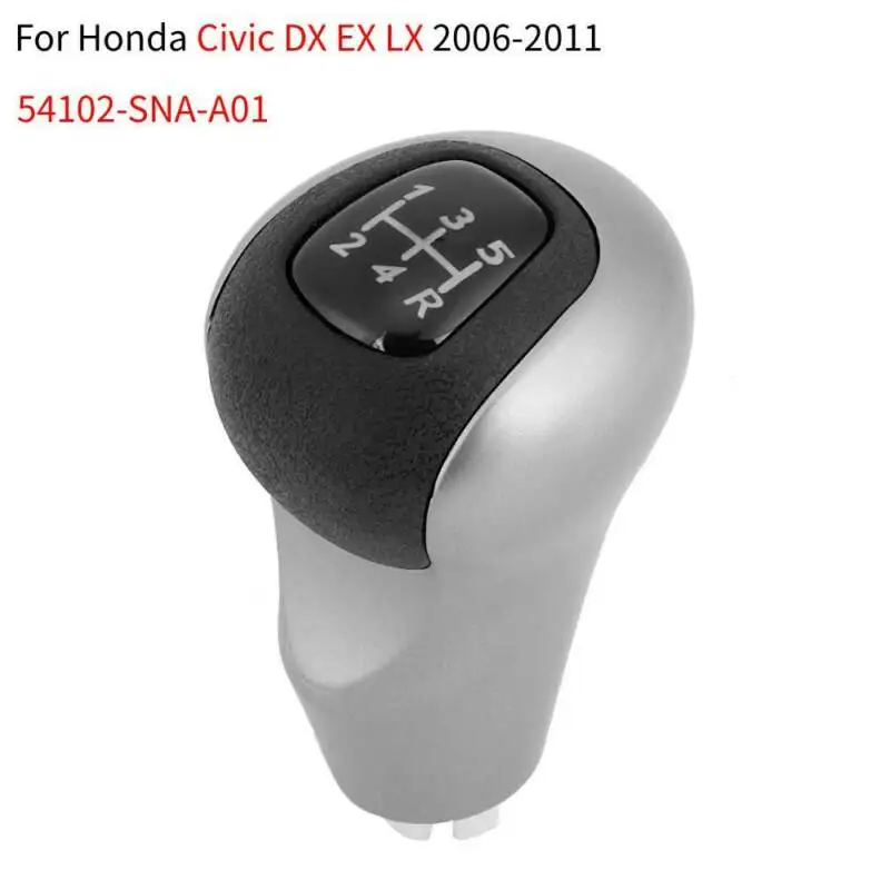 Ручка переключения рулевого механизма автомобиля, ручная коробка передач, стильные запасные части для Honda Civic DX EX LX 2006-2011, ручка переключения передач
