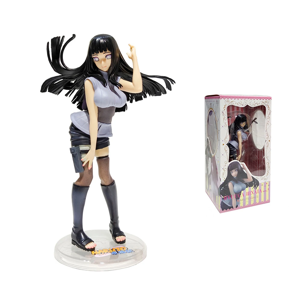 Героя аниме Наруто Ураганные Хроники Byakugan принцессы Hinata Hyuga Аниме фигурки Модель