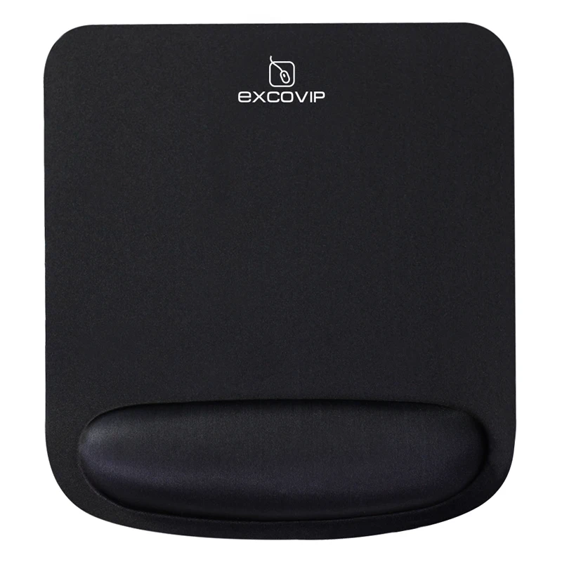

EXCO Mouse Pad Wrist Rest For Computer Laptop Ergonomic Gel Wrist Support Mousepad for PC Macbook Wristband Black Gray Mouse Mat