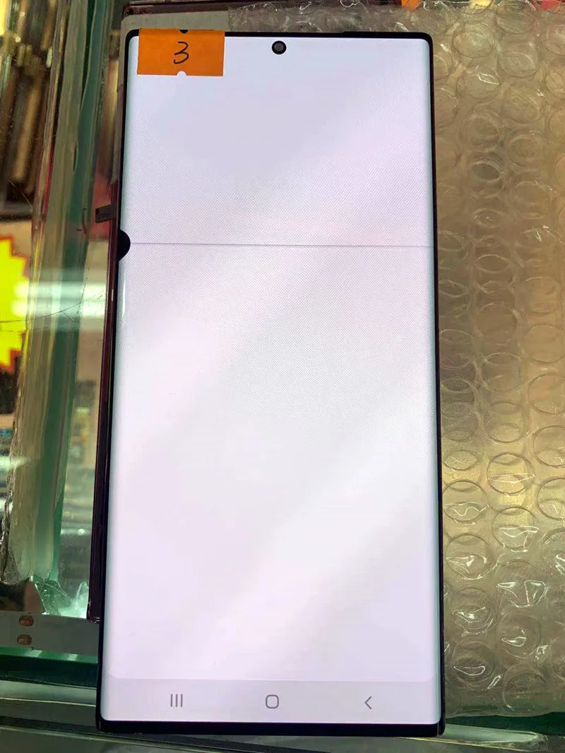 Original Used Line Point Burn AMOLED For Samsung Galaxy Note 20 Ultra SM N985F SM N985F/DS 5G