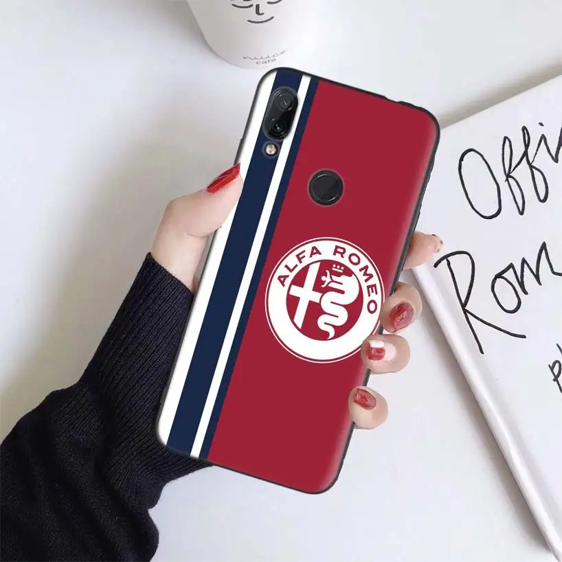 Чехол с логотипом Alfa Romeo для Xiao mi Red mi Note 7 8 K20 7S 7A 6 6A Pro S2 5 mi Play 9T CC9 E A1 A2 Lite F1 мягкий чехол для телефона - Цвет: BS299-3