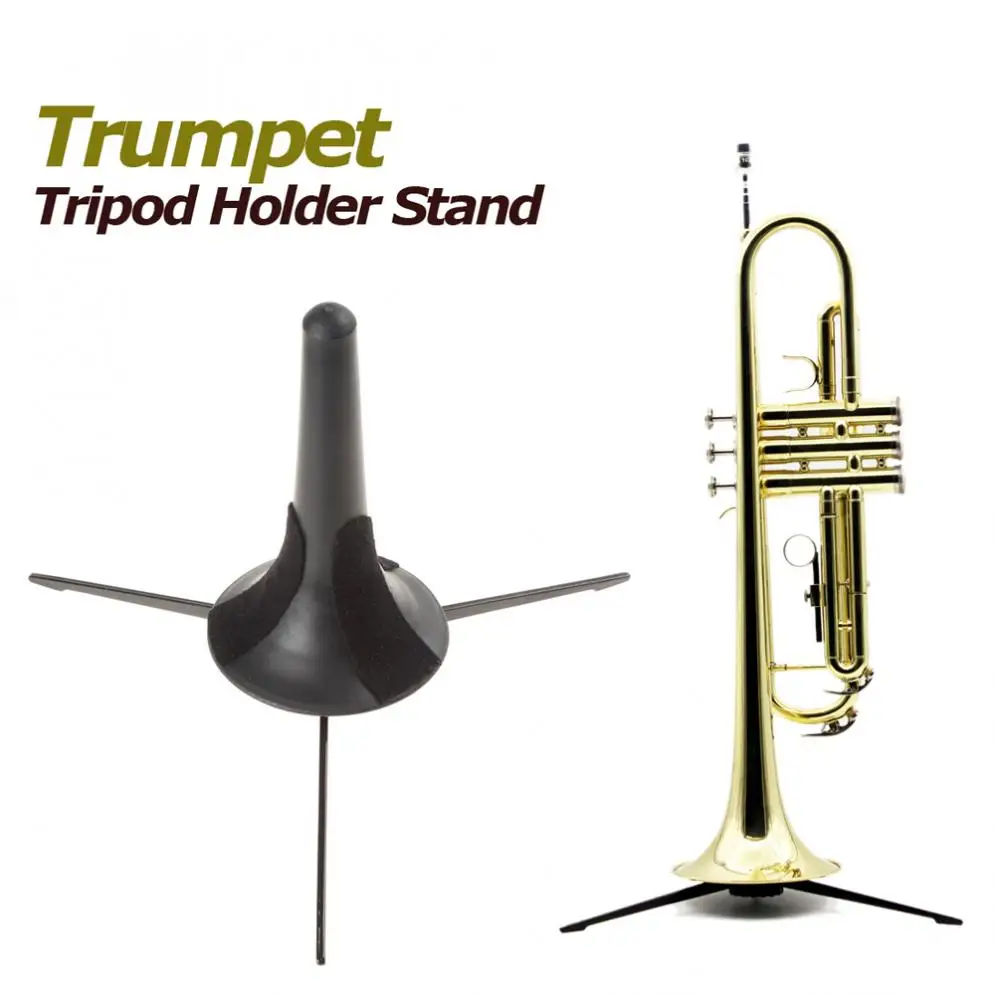 

Trumpet Tripod Holder Stand Portable Trumpet Tripod Holder Stand with Detachable & Foldable Metal Leg