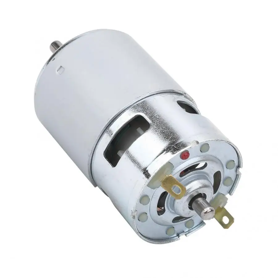 DC 12-24V высокоскоростной двигатель большой крутящий момент двойной шарикоподшипник двигатель постоянного тока большой крутящий момент