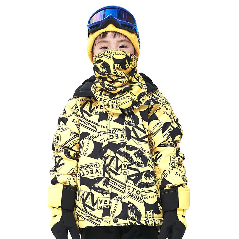 Clothing Jacket Ski-Suit Winter Pants Snowboarding Skiing Waterproof Boys Children Outdoor