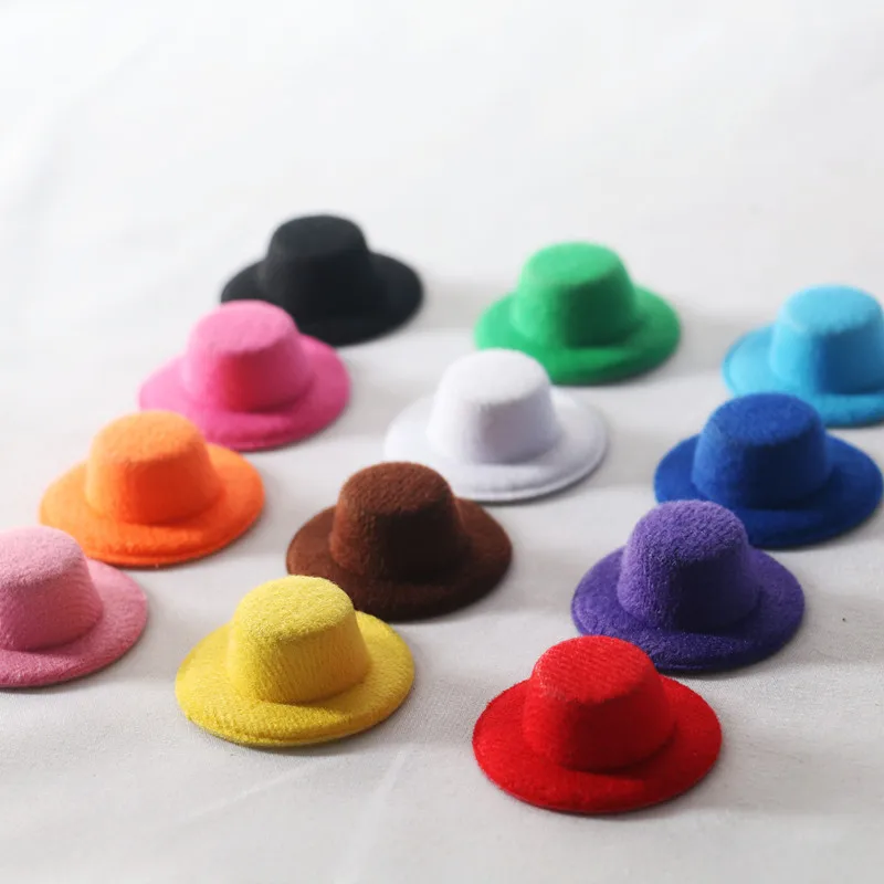 Sombrero de casa de muñecas en miniatura Original, gorra de moda para mini muñeca, accesorios para muñecas, regalo para bebés, accesorios para muñecas de juguete DIY, 2 piezas