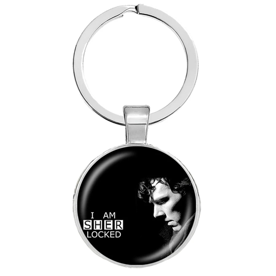 Новый брелок Шерлок Холмс для ключей I Am Sherlocked держатель автомобильных сумок