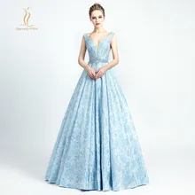 Платья для выпускного вечера с сексуальным вырезом на спине, v-образный вырез, ТРАПЕЦИЕВИДНОЕ длинное вышитое бисером платье с карманом, длина до пола, вечерние платья с бисером