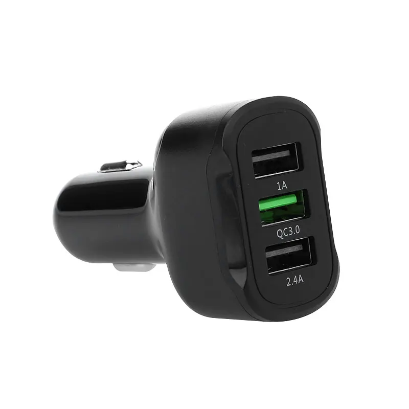 QC 3,0 3 USB Автомобильное зарядное устройство Универсальный адаптер питания Автомобильное зарядное устройство для электроники Прямая поставка
