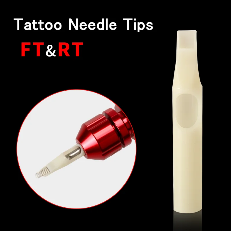 100Pcs Disposable Tattoo Nozzle Tips Assorted for 3R 5R 7R 9R 11R 13R 15R 5M 7M 9M 11M 13M 15M Tattoo Needles Magnum Steriled