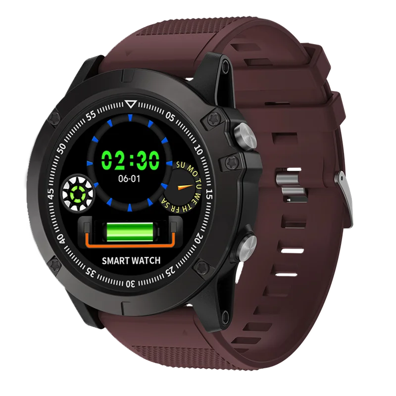 Red Смарт-часы для мужчин и женщин, Bluetooth, кровяное давление, умный спортивный фитнес-браслет, трекер, браслет для Apple, Xiaomi, huawei, Android - Цвет: Red