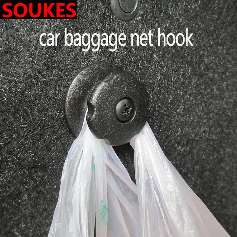 1set Car Trunk Luggage Storage Box Screw Hook For Volvo S60 XC90 V40 V70 V50 V60 S40 S80 XC60 XC70 Nissan Qashqai X-TRAIL Juke T |