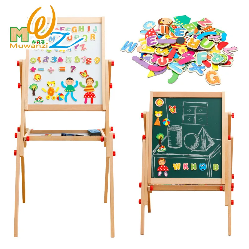 

MWZ Magnetic Double-Sided Multi-functional Lift Building Blocks Ultra Large Sketchpad Children Early Childhood Educational Toy