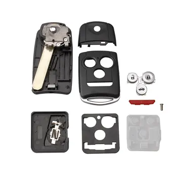 

New Replacement Keyless Entry Remote Flip Car Key Fob Shell Case for TL For Honda 3+1 key folding key shell