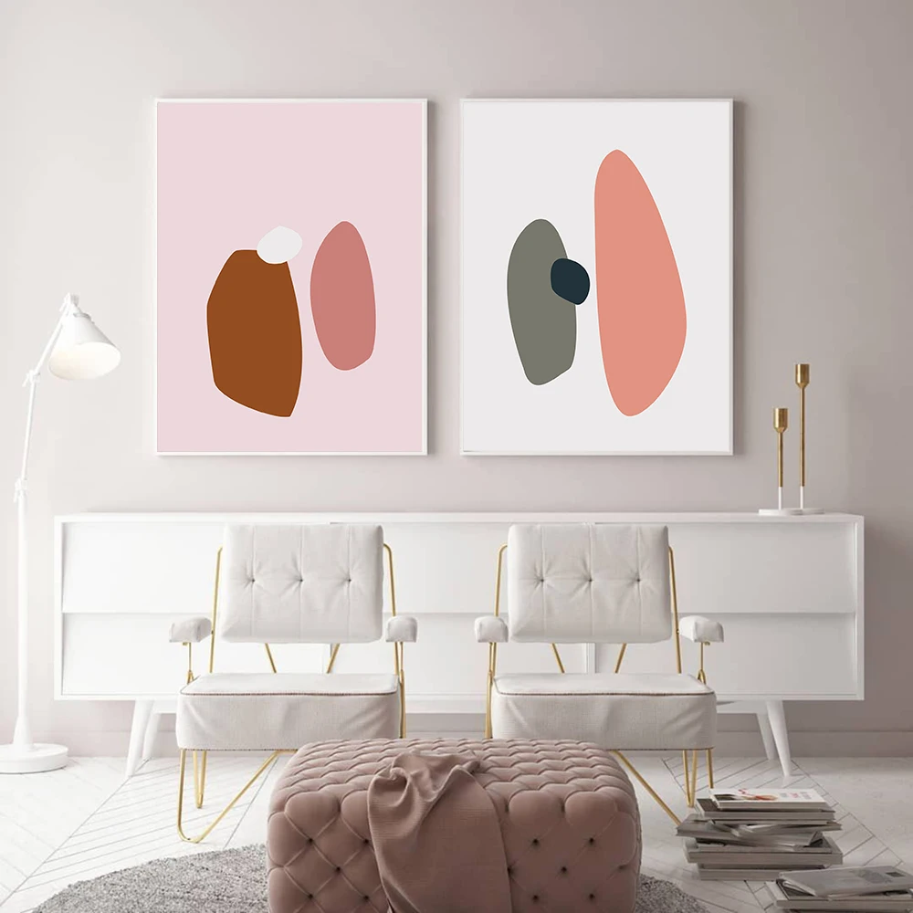 

Modern Poster Minimalist Art Canvas Painting Scandi Design Art Print Abstract Bedroom Wall Picture For Living Room Home Decor