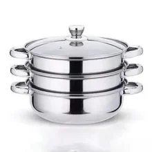 Суповая из нержавеющей стали кастрюля с выпуском пара утолщение бытовой суповый горшок Газовая плита универсальные кухонные горшки Ollas De Cocina горячий горшок
