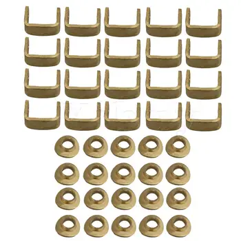 

Yibuy 20PCS Metal Trombone Spit Valve Holder Saddle Kit Trombone Replacement