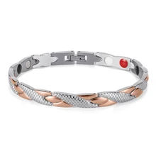 Новинка года. Модные магнитные браслеты из нержавеющей стали. Браслеты для женщин с био-энергией