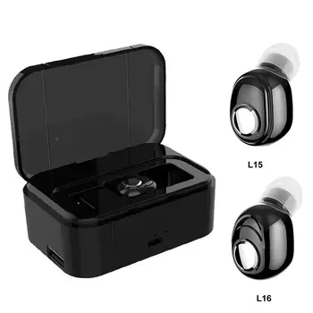 

L16/L15 Wireless Earphone Bluetooth V5.0 + EDR TWS Wireless Bluetooth Headphone With 1500mAh Power Bank Headset With Microphone