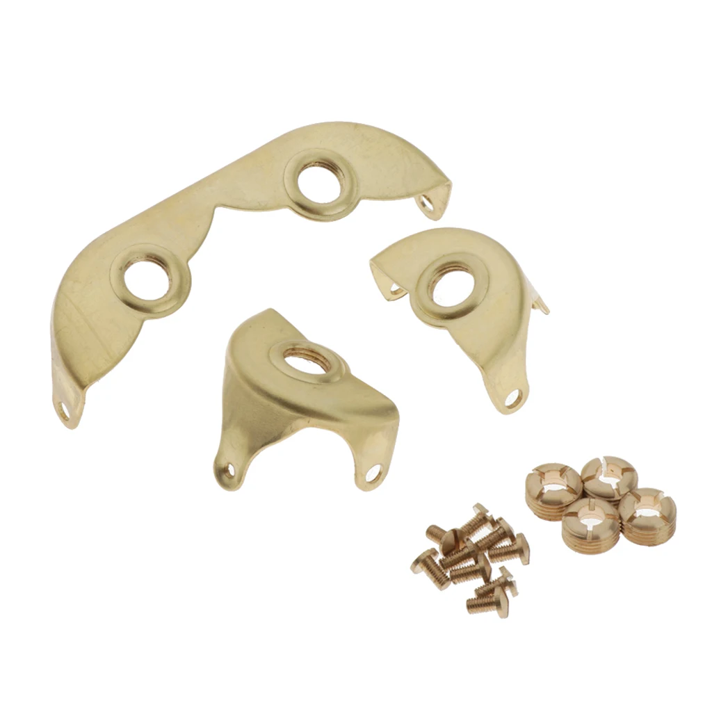 Сопрано Saxphone Key Guard Kit медный инструмент Асса 9 см из формы