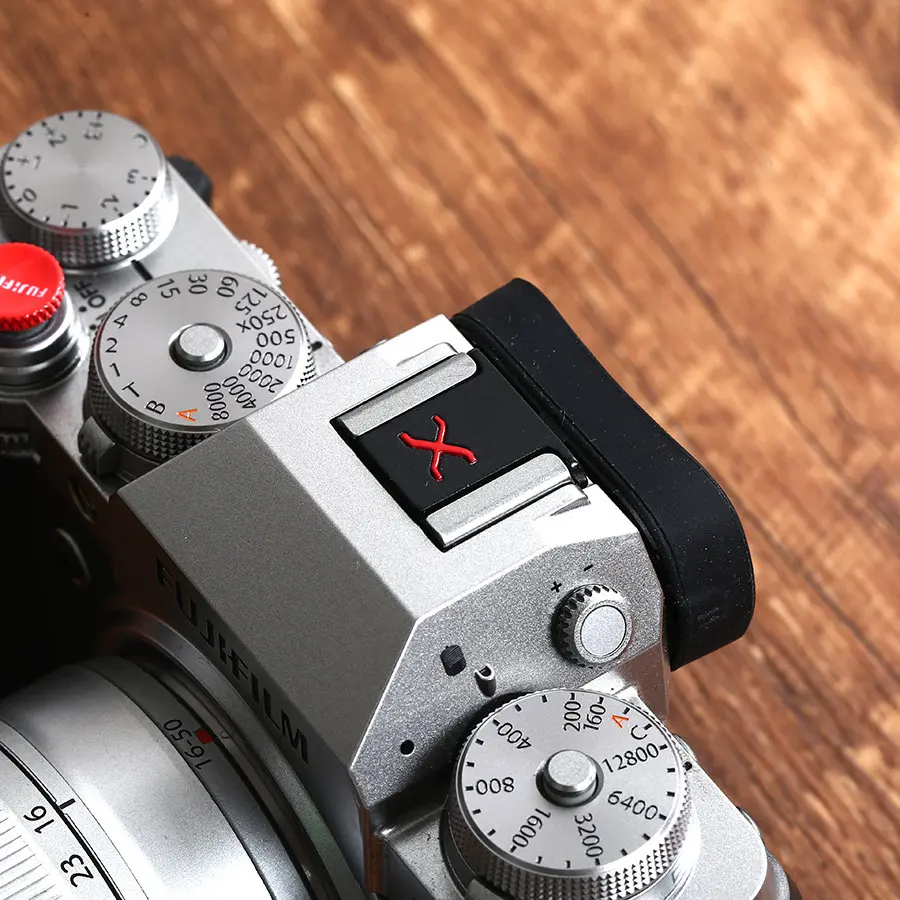 Hot Shoe Cover Concave Shutter Release Button For Fujifilm X100V X100F X100S X30 XT30 XT20 XT10 XT5 XT4 XT3 XT2 XE4 XE3 XE2 camera remote shutter button