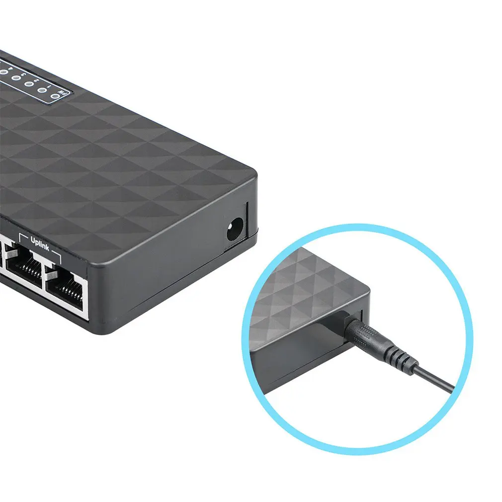 8-Порты и разъёмы коммутатор концентратор LAN 10/100 Мбит/с полный дуплекс Gigabit Ethernet Настольный сетевой переключатель DW-SW8370-T8 ЕС штепсельная вилка австралийского стандарта