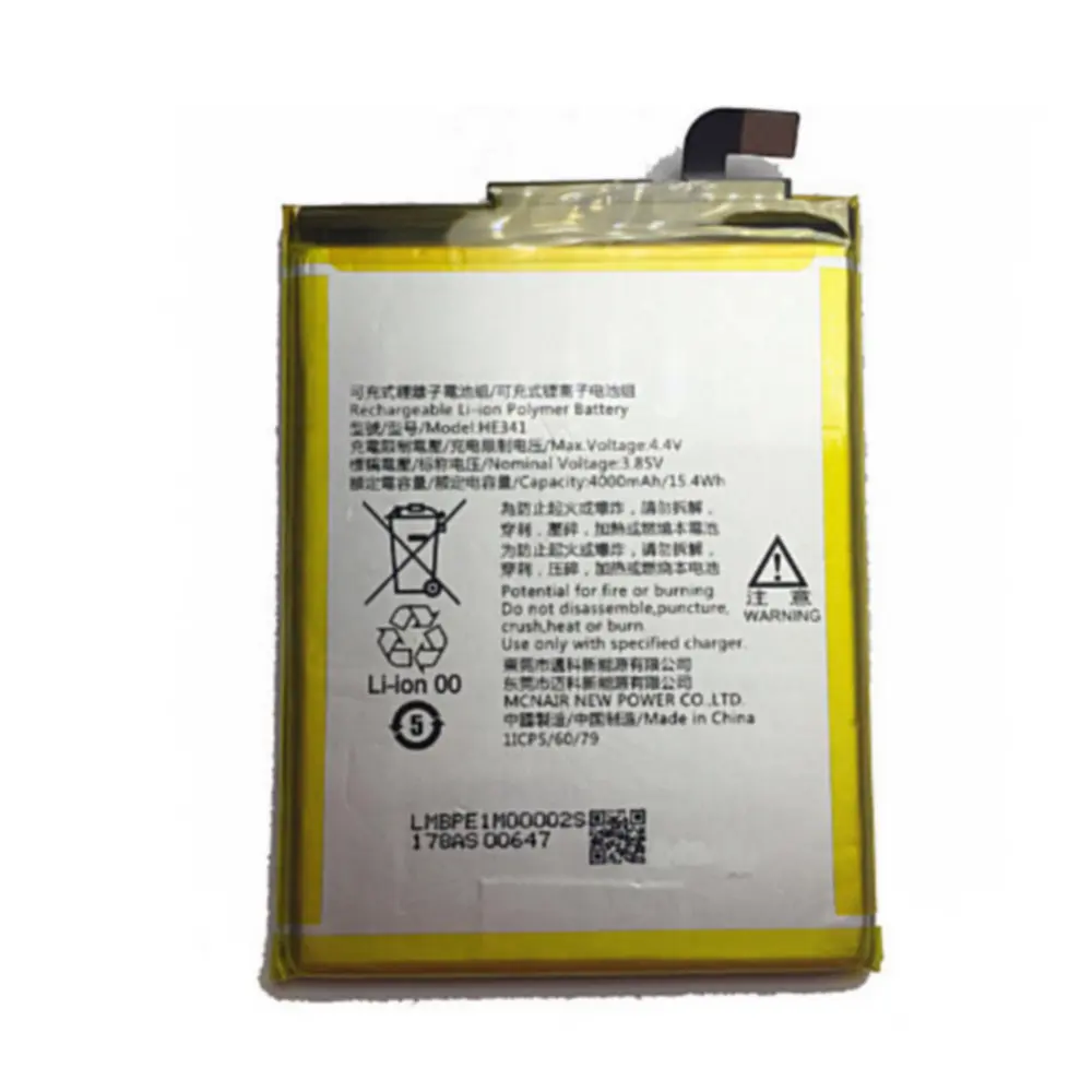 

HE341 Battery 4000mAh Original size Replacement Battery For Nokia TA-1029 Li-ion Polymer Batteries