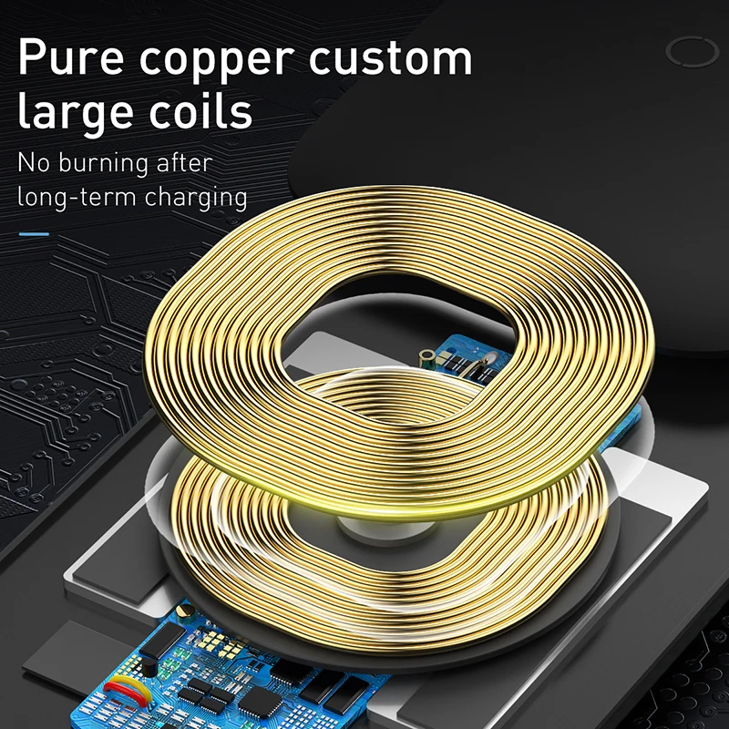 Tanie Baseus 15W bezprzewodowa ładowarka qi dla iPhone 11 Pro Xs Max szybkie bezprzewodowe ładowanie podkładka do samsunga S10 Xiao mi mi 9 indukcyjna ładowarka