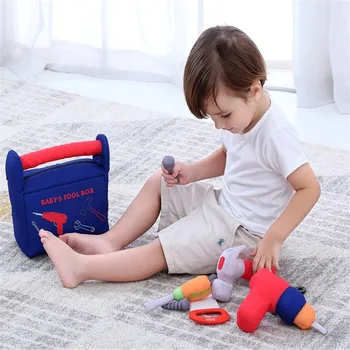 

Play House Toy Repair Tool Toy Children's Simulation Boy Toolbox Set Play House Mini Storage Bag Birthday Gift