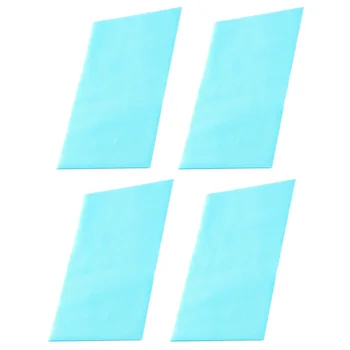 

Newest 4pcs Fridge Mat Pad Washable Kitchen Moistureproof Waterproof Drawer Shelf Liners