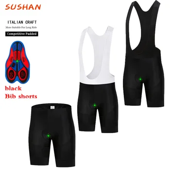

2019 black Star Wolves Highest Quality Cycling Bib Shorts MTB Bike Short Pants Bicycle Tights With Summer Coolmax 9D Gel Pad