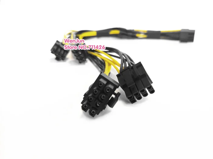 Cabo de Alimentação para Servidor e Cartão Gpu Psu Grande 8p para Pci-e Portas 8pin6 Mais para Inspiron N5468m5 m6 a5 2080 3080 4090it L40 - Imagem 5