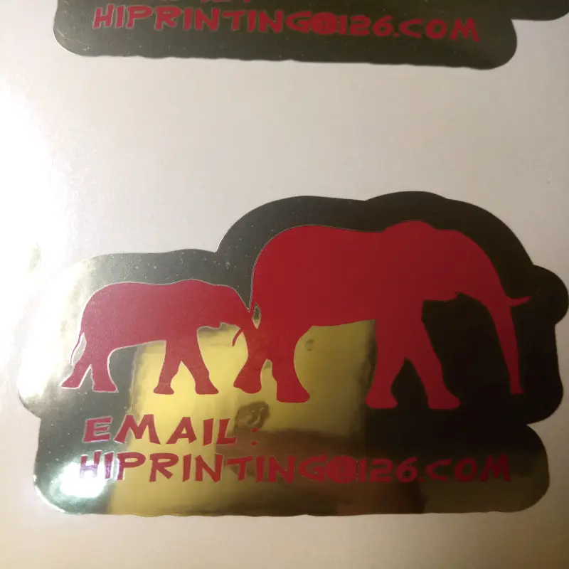 2x2 дюйма белая виниловая наклейка печать на заказ/kiss cut sticker