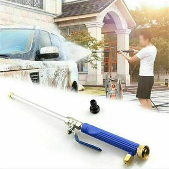 

2 in 1 Water Spraying Tool High Pressure Wand Nozzle Blue Sprayer Car Vehicle