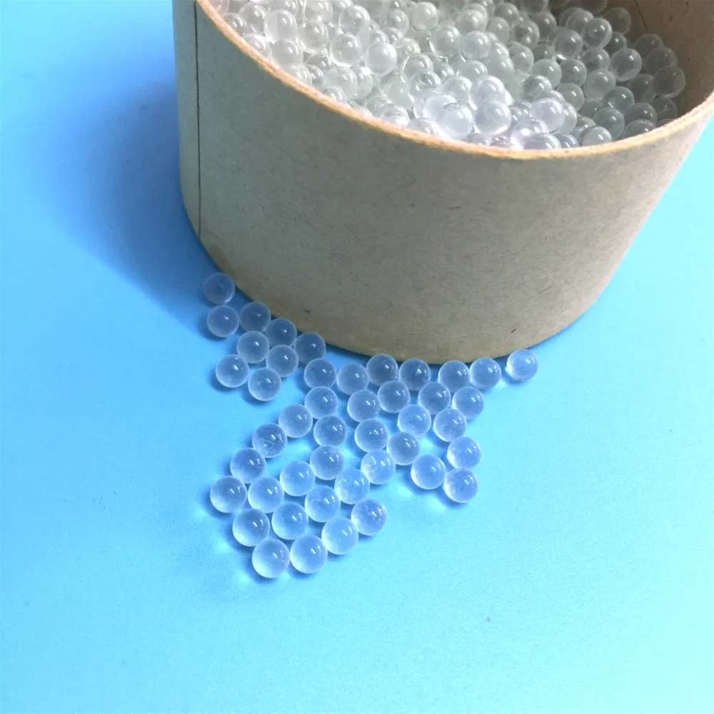 

1000PCS / lot 0.6 mm round glass transparent ball of high precision glass balls decorated vase, fish tank, children's toys gift