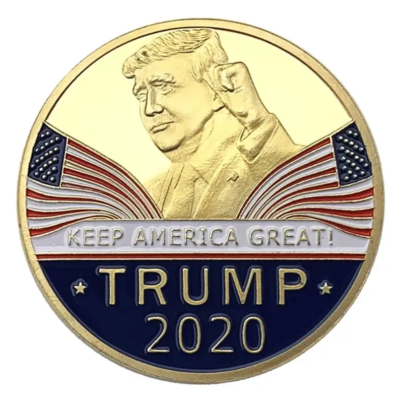 

2020 Challenge Commemorative Coin Souvenir Keep America Great Leader In Chief Collectible Eagle Coins Art Collection